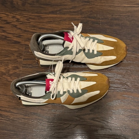 New Balance Men's Tan and Green Sneakers - Picture 6 of 12